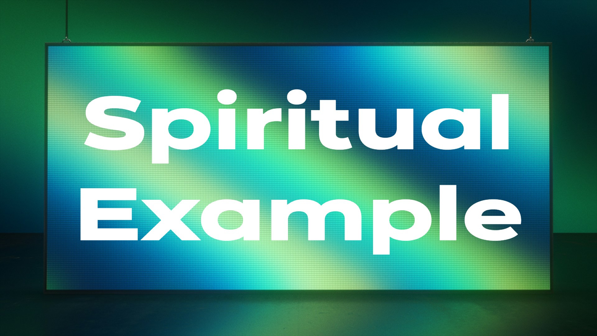 Spiritual Example